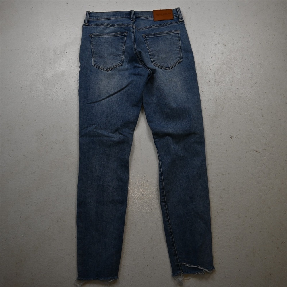 Lucky Brand 8 Mid Rise Super Skinny Ava Light Stretch Denim Womens Jeans - Picture 10 of 10